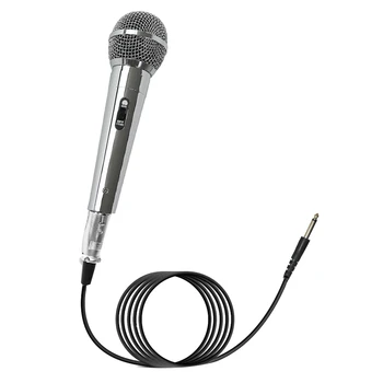 Profesyonel Kondenser Mikrofon Plastik el mikrofonu Kablolu Mikrofon KTV Şarkı Sahne Performansı - Görüntü 1  