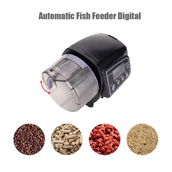 Otomatik Balık Besleyici Dijital Otomatik Balık Kaplumbağa Besleyici Akvaryum balık tankı Zamanlayıcı Balık Besleyici Balık Gıda Dağıtıcı - Görüntü 1  