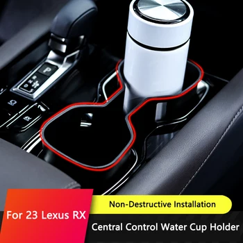 QHCP Merkezi Su Bardağı Tutucu İstikrarlı Anti-korozyon İç Dekorasyon Modifiye Aksesuarları İçin Uygun Lexus23RX/22-23NX - Görüntü 1  