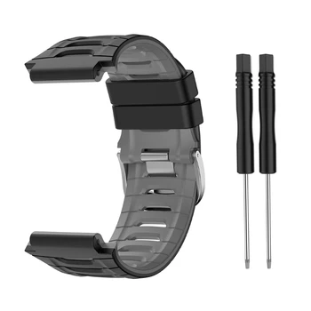 Yumuşak Bant Garmin Öncüsü için 920XT Bilekliği Silikon dayanıklı Bilezik Hızlı Serbest Bırakma Kayış Kol Kordonlu Saat Smartwatch - Görüntü 2  
