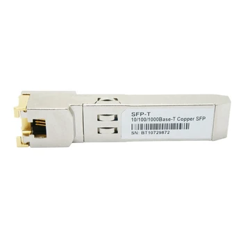 5X Gigabit RJ45 SFP Modülü 10/100/1000 Mbps SFP Bakır RJ45 SFP Alıcı-verici Gigabit Ethernet Anahtarı - Görüntü 2  