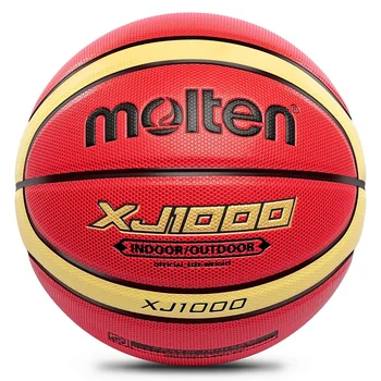 Erimiş Basketbol XJ1000 Boyutu 6, 7 Kapalı/Açık Eğitim Aşınmaya Dayanıklı PU Deri Basketbol - Görüntü 2  