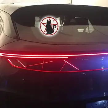 Yeni Sürücü Yansıtıcı Sticker Kedi Desen Yansıtıcı uyarı çıkartmaları Su Geçirmez Sürüş Güvenliği Yansıtıcı Çıkartmalar Araba İçin - Görüntü 2  