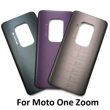 Arka Pil Kapağı Cam Arka Kapı Konut yapıştırıcı Moto E7 X4 G7 Artı Bir Makro Bir Zoom Yedek parça - Görüntü 1  