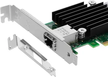 Ethernet Yakınsak Ağ Adaptörü Intel X540 Denetleyici 10GbE PCIe 2. 1x8 Çift Bağlantı Noktalı RJ45 Desteği Windows 7/8/10 Windows Ser - Görüntü 1  