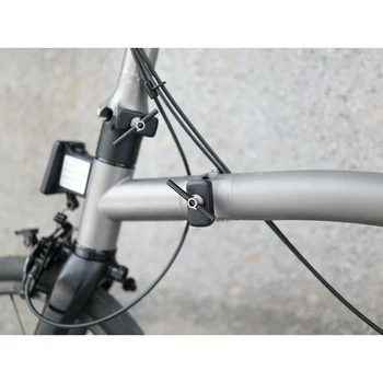 UnionJack Katlanır Bisiklet Tline Hafif Titanyum Musluk Katlanır Toka C Toka Modifikasyonları Yükseltmeleri Brompton Aksesuarları - Görüntü 1  