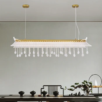 TAVŞAN Modern Asılı kolye ışık lüks yaratıcı Kristal Tavan LED 3 Renk avize Ev çay Evi yemek Odası - Görüntü 2  