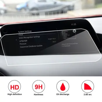 9H temperli cam ekran koruyucu film Mazda 3 İçin 8.8 İnç 2019 2020 Araba Navigasyon Oto İç Koruyucu Sticker - Görüntü 1  