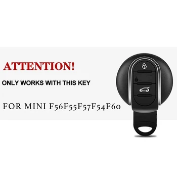 Araba Anahtarı Durum Kapak İçin MINI One Cooper S JCW F54 F55 F56 F57 F60 Anahtarlık Tutucu Akıllı Uzaktan Fob Kapak Kabuk Aksesuarları - Görüntü 2  