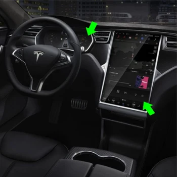 2023 Temperli Cam Ekran Koruyucu için Tasarlanmış Tesla Modeli 3 / Y Pano Dokunmatik Mat Yüksek Çözünürlüklü Anti Parmak İzi - Görüntü 2  