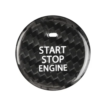 Motor Durdurma Düğmesi Ateşleme Cihazı Sticker Axela-30-30 EV 2020-2022 (Karbon Fiber - Görüntü 1  