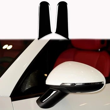 Porsche MACAN 2014-2021 için dikiz aynası Dekorasyon Kapak Trim Sticker Araba Aksesuarları Abs - Görüntü 1  