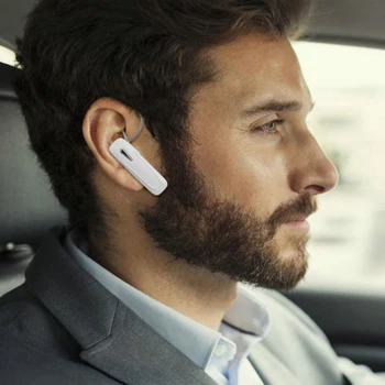 M163 Mini Kablosuz Kulaklık Eller Serbest Kulak Askısı Kulaklık Müzik Kulaklık BT 4.1 Spor mikrofonlu kulaklık IOS Android İçin - Görüntü 1  