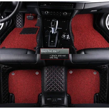 Özelleştirilmiş çift katmanlı araba kat mat halı Audi için uygun A7 Sportback 4GA 4GF 4KA 19-23 A8 A8L 03-10 iç aksesuarları - Görüntü 2  