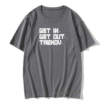 Erkek Kaçış Gelen Tarkov T Shirt Atıcı Hayatta Kalma GG Savaş Oyun Rusya Oyunu pamuklu üst giyim Tees yazlık t-Shirt - Görüntü 2  