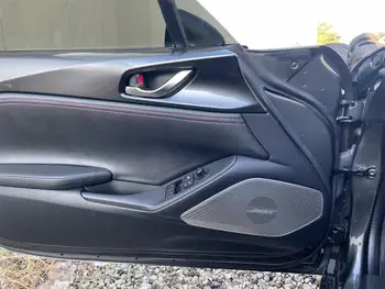 Mazda için MX-5 RF MX5 ND 2016 2017 2018-2020 Araba Styling Aksesuarları Ön Yan Kapı Boynuz Hood Hoparlör Kapağı Ses Çerçeve Payetler - Görüntü 2  