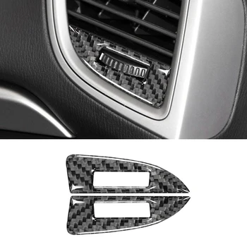 Karbon Fiber Hava Firar Çıkışı Ayarlamak Çerçeve ayar kapağı Mazda 3 Axela 2014 İçin 2015 2016 2017 İç Aksesuarları - Görüntü 2  