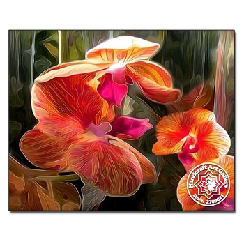 5D Elmas Mozaik Çiçek İğne Elmas Boyama Çapraz Dikiş Tam Kare Rhinestonesch Nakış Seti Kristal Resim Hediye - Görüntü 1  