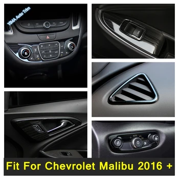 Iç Parçaları Fit İçin Chevrolet Malibu 2016 - 2020 Merkezi Kontrol Klima panelli kapı pencere kol dayama anahtarı Kapağı Trim - Görüntü 1  