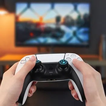 6 adet Kedi Ayak Silikon Joystick Kap Oyun Kolu joystick denetleyicisi koruma kapağı için PS5/PS4 / NSPro / XBOX ONE Oyun Kolu - Görüntü 2  