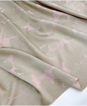 Mikro streç Jakarlı Kumaş Mat Metre Cheongsam Pantolon Elbise Gömlek Elbiseler Dıy Dikiş Örtüsü Yaz Çiçekler Yumuşak - Görüntü 2  