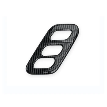 Karbon Fiber ABS yolcu koltuğu Ayar Düğmesi Trim krom çerçeve Sticker Hyundai Palisade 2023 2024 İçin İç Dekorasyon - Görüntü 2  