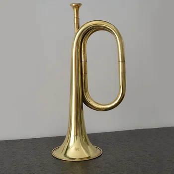 Acemi Trompet Enstrüman Rüzgar Enstrüman Alaşım Bugle Blovinstrumento - Görüntü 2  