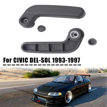 1 Çift Araba üst çatı kilit kolu Sol Sağ Civic Del-Sol 1993-1997 için - Görüntü 2  