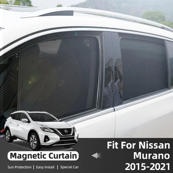 Nissan Murano 2015-2023 için Manyetik Güneş Gölge Araba Güneşlik Ön Cam Perdeleri Yaz Pencere Güneşlik Oto Aksesuarları - Görüntü 1  