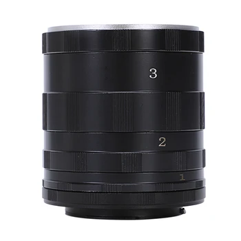 ABGZ - 3 Adım Makro Uzatma Halkası Tüp Tüm Nikon Dslr Slr İngiltere Yerel Nakliye ve 18 Adet Lens Filtre Halkası Adaptörü Adım Yukarı Aşağı 37 - Görüntü 1  