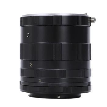 ABGZ - 3 Adım Makro Uzatma Halkası Tüp Tüm Nikon Dslr Slr İngiltere Yerel Nakliye ve 18 Adet Lens Filtre Halkası Adaptörü Adım Yukarı Aşağı 37 - Görüntü 2  