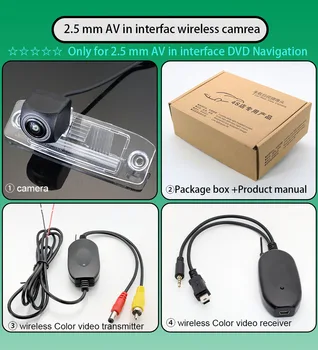2.4 Ghz Kablosuz Dikiz Balıkgözü Kamera Hyundai Avante / Elantra XD 2000~2006 - Görüntü 1  