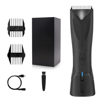 1 Takım Şarj Edilebilir Elektrikli Saç Kesme Makinesi Saç Kesme Makinesi ABS Elektrikli Tıraş Makinesi Kasık Vücut Saç Tıraş - Görüntü 1  
