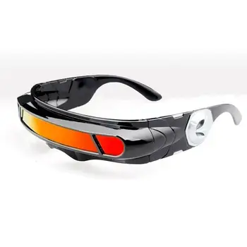 Gözlük kişilik serin ayna göz güneş gözlüğü Serin Çekme Rüzgar Polarize Gözlük renkli Film Güneş gözlüğü (çanta) - Görüntü 2  