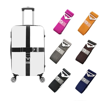 Seyahat Kemer bagaj Askıları Üzerinde Taşıma Çantası için Kolu Elastik bir Çanta Ekleyin Bungees valiz kemeri Valizler Ayarlanabilir Alaşım - Görüntü 1  