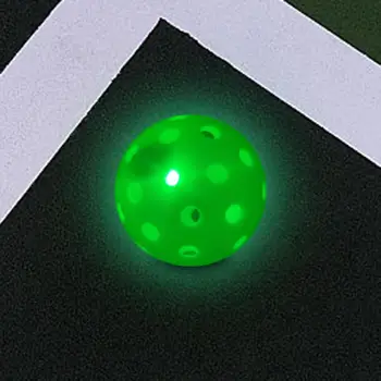 Led ışık up Pickleball Topu için Özel Olarak Tasarlanmış 74mm Turşu Topu Açık Turnuva Oyun Eğitim Pickleball Aksesuarları - Görüntü 1  