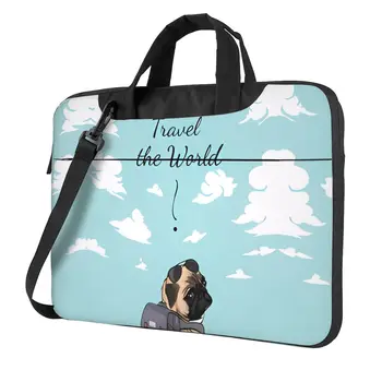 Laptop çantası Kol Sevimli Pekingese Evrak Çantası Hayvan Taşınabilir 13 14 15 Komik Bilgisayar macbook çantası Hava Acer Dell - Görüntü 1  