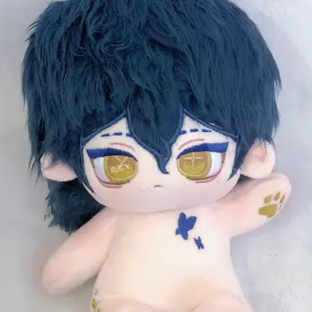 Kawaii Oyun Kimlik Ⅴ Naib Subedar Paralı Peluş Doldurulmuş Pamuklu bebek Vücut Anime Giyinmek Peluş 20cm Yastık Cosplay Fan Hediye - Görüntü 2  