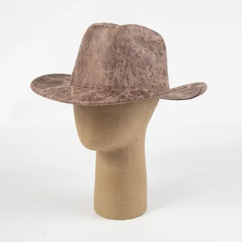 Toptan Yeni Kovboy Fedora Şapka kadın Moda Lüks Tasarım Batı Açık Tatil Zarif parti şapkaları - Görüntü 2  