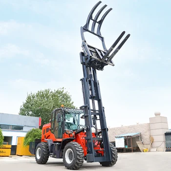Özelleştirilmiş Taşınabilir Yeni Dizel Forklift Üreticisi Çin Arazi Forklifti Yüksek Kalite 4x4 Engebeli Arazi Forklifti - Görüntü 2  
