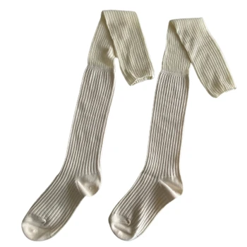 Uyluk yüksek Çorap Diz Üzerinde Yüksek Çizme Çorap bacak ısıtıcısı JK Kazık Kazık Çorap damla nakliye - Görüntü 1  