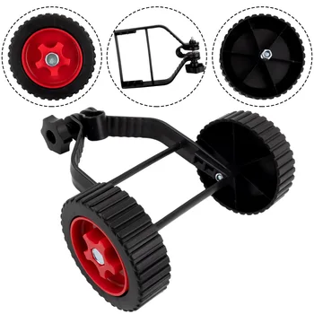 Evrensel ot biçme makinesi Çim Yiyen Kesici Ayarlanabilir destek tekerlekleri Seti Tekerlek Seti Bahçe Aracı Aksesuar Tekerlek Seti - Görüntü 2  