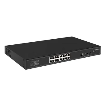 JWM üretici OEM 4 8 16 24 32 48 Port Gigabit CCTV Ağ Ethernet PoE Anahtarı 48 V 8 10/100/1000 M IP Kamera için - Görüntü 1  