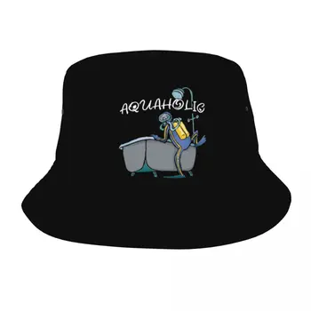 Komik Tüplü Dalış Kova Şapka Kız Seyahat Dalış Dalgıç Alan Şapka Benzersiz Paketlenebilir Yürüyüş Balıkçılık için Kapaklar Boonie Şapka - Görüntü 1  