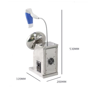 BY-200 Şeker Kaplama Makinesi Tam Otomatik Su Kestanesi Şeker Parlatma Kaplama Fıstık Şeker Sarma Makinesi - Görüntü 2  