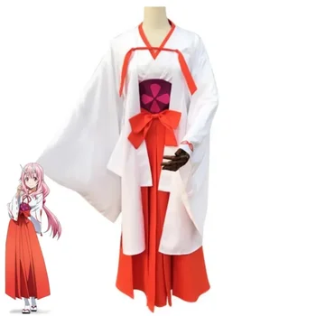 Anime Shuna O Zaman Var Reincarnated olarak Balçık Cosplay Kostüm Peruk Başlık Kimono Üniforma Cadılar Bayramı Karnaval Parti Elbise - Görüntü 2  
