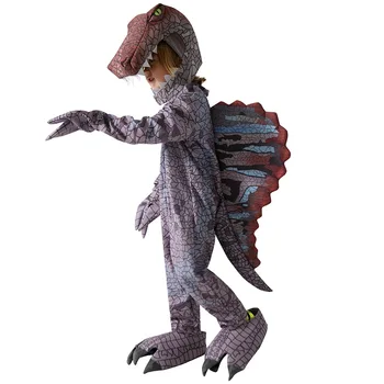 Çocuk Günü Partisi Performans Kostüm Hayvanlar Dinozorlar Spinosaurus Cosplay Kıyafet Tulum Erkek Kız Cadılar Bayramı Gösterisi - Görüntü 1  