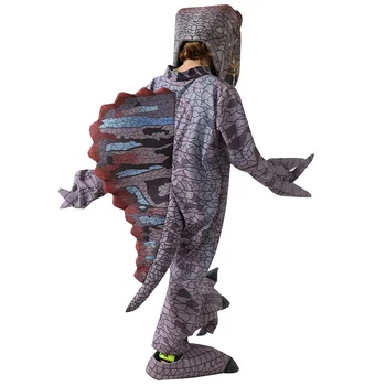 Çocuk Günü Partisi Performans Kostüm Hayvanlar Dinozorlar Spinosaurus Cosplay Kıyafet Tulum Erkek Kız Cadılar Bayramı Gösterisi - Görüntü 2  