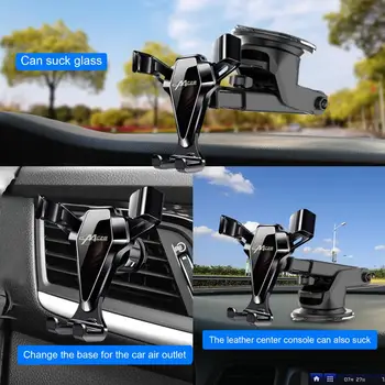 Araba telefon braketi Çok açılı Araç Telefonu Desteği Hava Çıkışı ile Klip Kalınlaşmak Kelepçe Araba telefon tutucu 360 Derece Rotasyon - Görüntü 1  