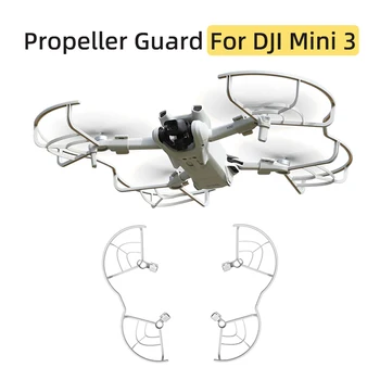 DJI Mini 3 Drone Pervane Guard Hızlı Bırakma Kürek Bıçakları Koruyucu Halka Kanatları Fanlar Kalabalıklık Önleme Koruyucu Aksesuarları - Görüntü 1  